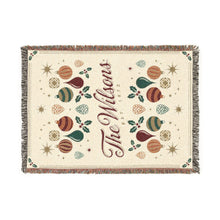 Load image into Gallery viewer, Vintage Ornament Pattern Woven Blanket
