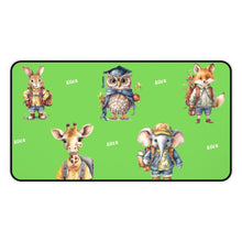 Load image into Gallery viewer, Personalized Animal Desk Mat, Neoprene Mouse Pad, Office Decor
