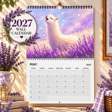 Load image into Gallery viewer, Alpaca Calendar 2027, Cute Alpaca Wall Calendar, Alpaca Lover Gift, Funny Animal Art
