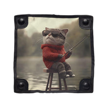 Load image into Gallery viewer, Funny stylish cat fishing ,Outside Furniture, Camping Gear,Beach accesories, Fishing Gear, Cat Lover  Gift
