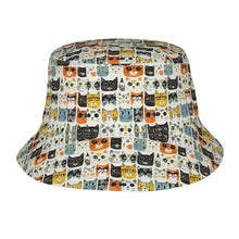Load image into Gallery viewer, Cat Face Bucket Hat
