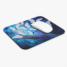 Load image into Gallery viewer, Stained Glass Butterfly Mouse Pad: Elegant Desk Decor
