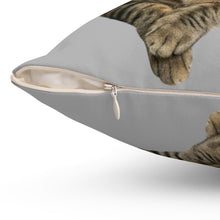 Load image into Gallery viewer, Cat Christmas Pillow, Personalized Holiday Cat Lover Gift, Gift For Cat Mom
