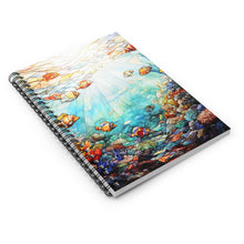 Load image into Gallery viewer, Colorful Fishes Spiral Notebook
