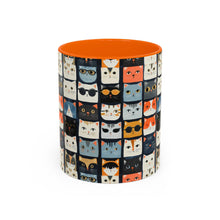 Load image into Gallery viewer, Cat Design Coffee Mug, Cute Kitty Ceramic Cup
