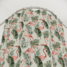 Load image into Gallery viewer, Tropical Flamingo Shower Curtain, Exotic Bathroom Decor
