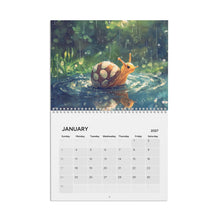 Load image into Gallery viewer, Snail Calendar 2027, Cute Snail Wall Calendar, Snail Lover Gift, Whimsical Animal Calendar, Nature Lover Gift, Cute Animal Gift
