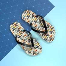 Load image into Gallery viewer, Cat Pattern Flip Flops
