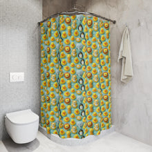 Load image into Gallery viewer, Animal Print Shower Curtain, Playful Kids Bathroom Decor

