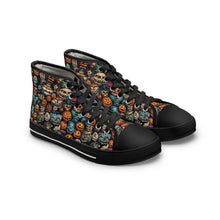 Load image into Gallery viewer, AI-Designed Halloween High Top Sneakers, Polyester Canvas Shoes
